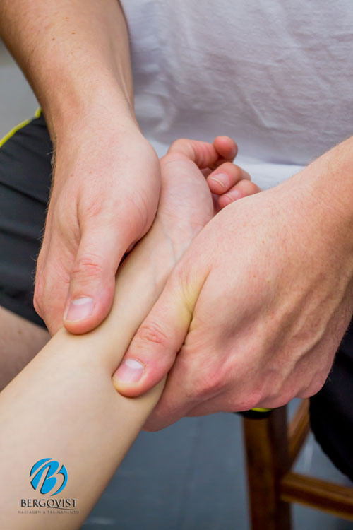 Massagem para tendinte